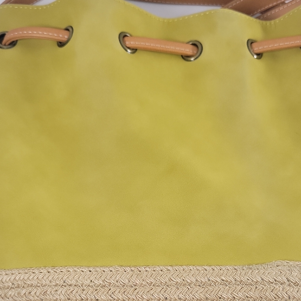 Universal Thread Pixie Green And Rope Bucket Bag - image 6